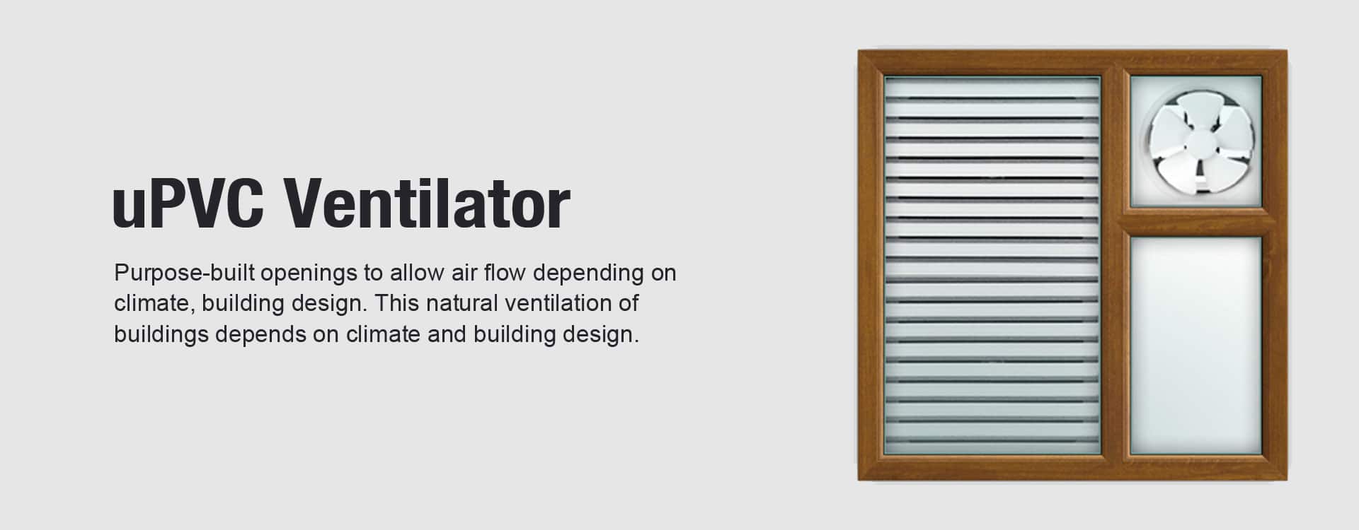 uPVC Ventilator Window