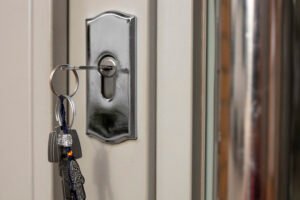 Sliding Doors with Key-Operated Locks