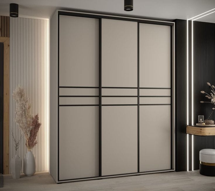 Laminated Sliding Door Designs for Wardrobe