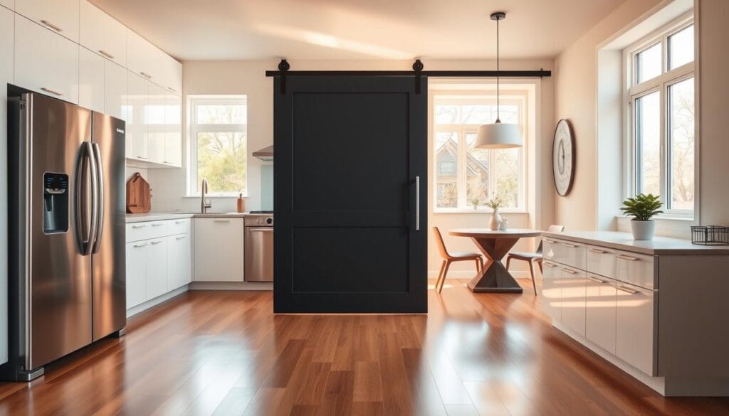 Kitchen Sliding Door Transformation