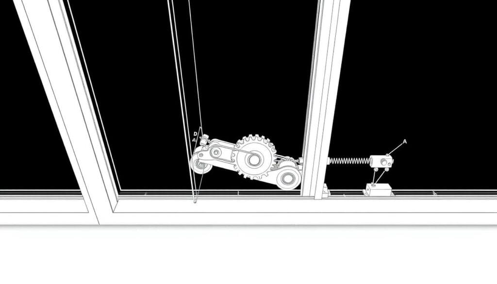 Sliding Window Mechanism Diagram
