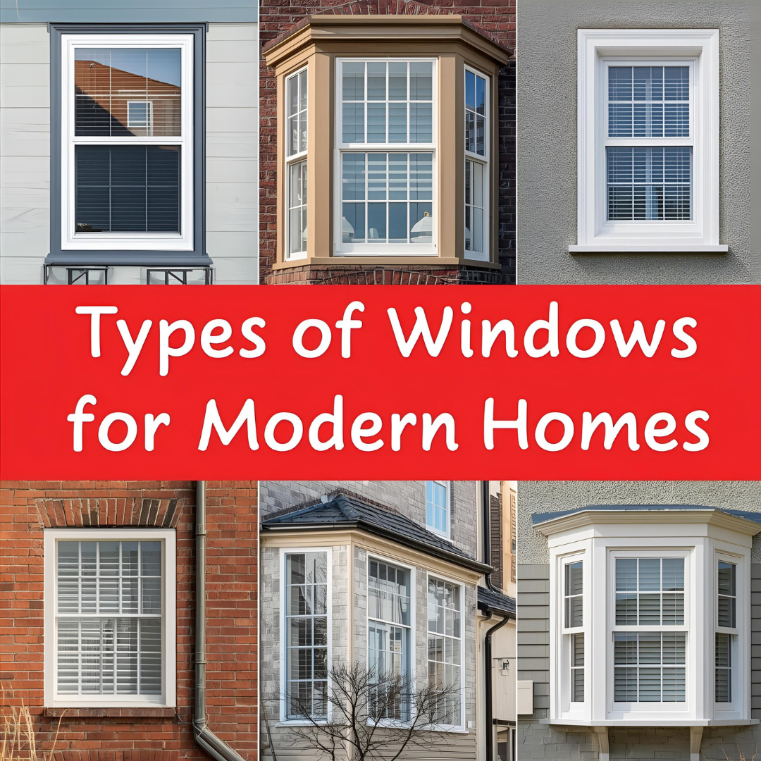 Types of Windows for Modern Homes: Stylish, Energy-Efficient, and Built to Last