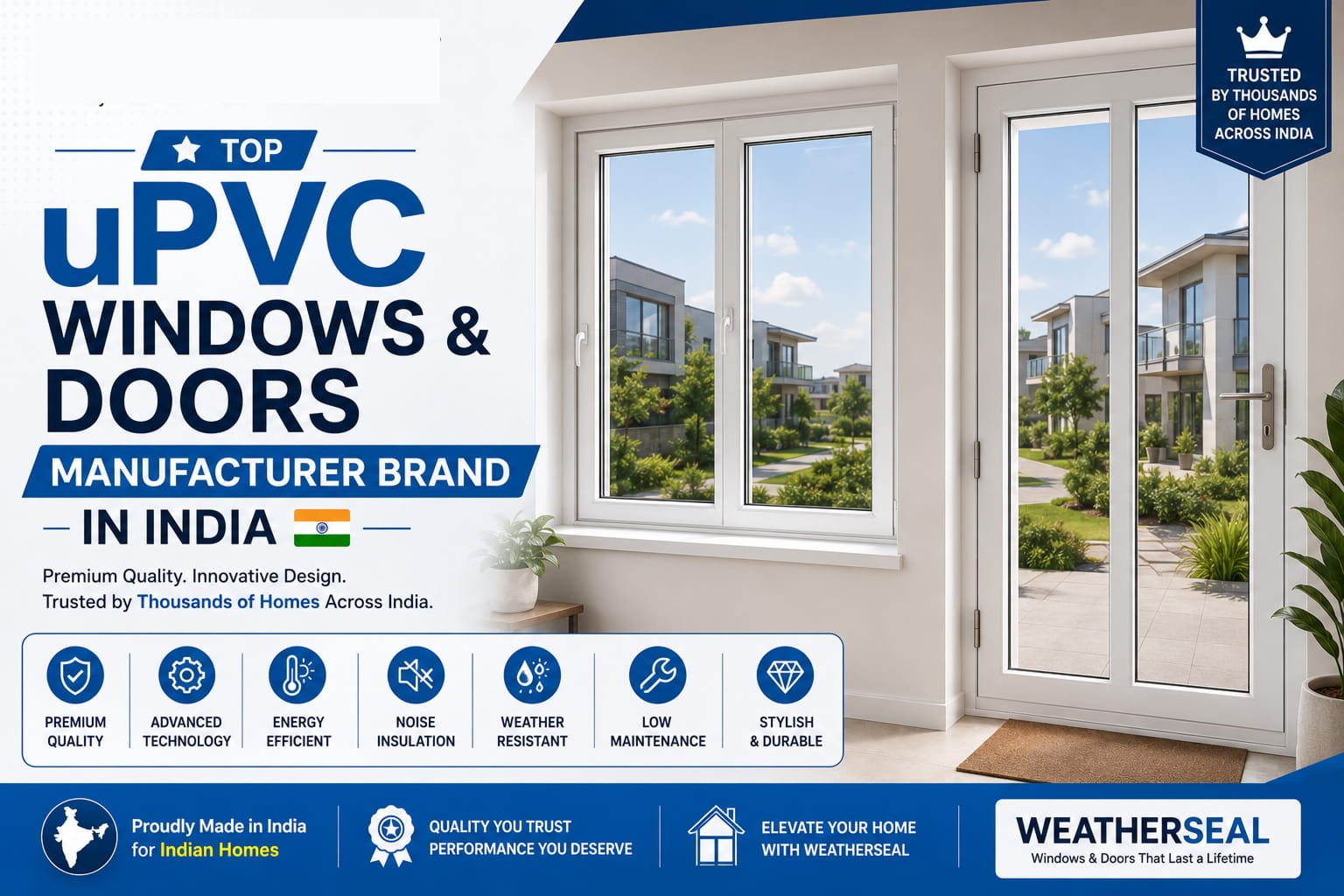 Best uPVC Windows and Doors in India: Top Brands, Features & Comparison (2026)
