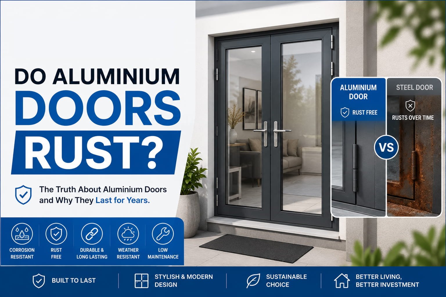 Do Aluminium Doors Rust?